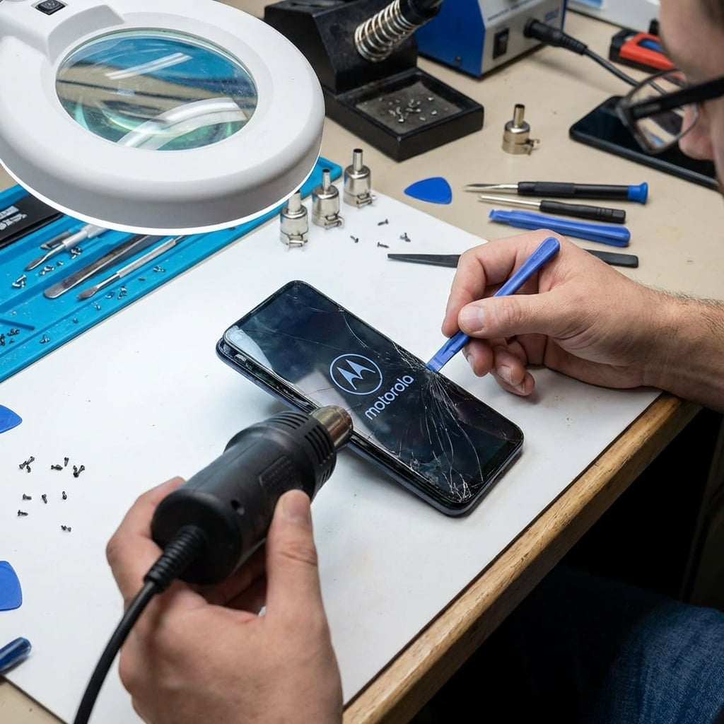 🔌 Como Consertar Conector USB-C do Motorola Edge 50 em 2026 | Guia Técnico